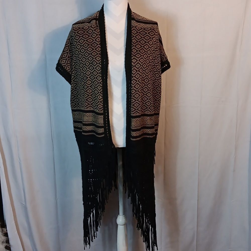 Blu Pepper Open Front Cardigan Sweater